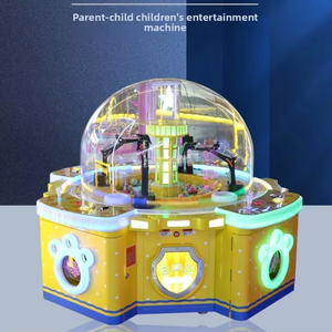 Machine de jeu à monnayeur pour parc d'attractions, jeu de grue à bonbons, excavatrice à godets, en plastique et métal, anglais, 1 an, Aokey - Product Image 1