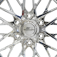 Nouvelles Jantes de Course Forgées Beadlock de 18 Pouces, 6x5.5, 6 Trous, Design Maille Polie, en Alliage Billet, pour Camions de Course Après-Vente
