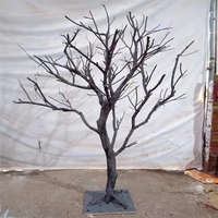 Árbol Seco Artificial Realista sin Hojas, Árbol Falso para Decoración de Interiores de Villas, Vestíbulos y Salas de Exposiciones