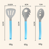 MANJIA-Ensemble d'ustensiles de cuisine en silicone empilables en nylon, nouveau style, 6 pièces