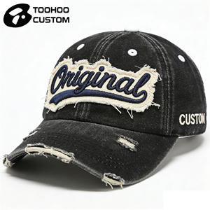 Gorra de Béisbol de 6 Paneles, Estilo Retro Desgastado, Impermeable, Ajustable, de Sarga de Algodón, para Deportes al Aire Libre y Uso Diario, para Hombre, 2026 - Product Image 1