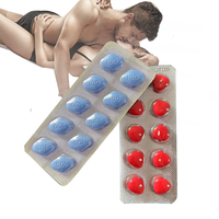 Pastillas Azules para la Salud Dietética a Base de Hierbas con Fórmula Personalizada, MOQ Bajo, Entrega Rápida, Se Ofrece Muestra