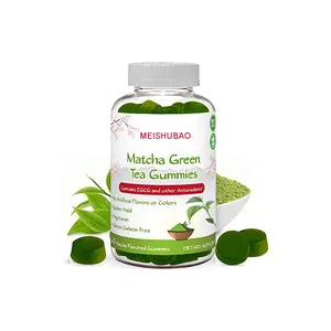 Extrait de thé vert Matcha gommes vitamine avec EGCG gomme énergétique, Booster de métabolisme, perte de poids et brûleur de graisses bonbons