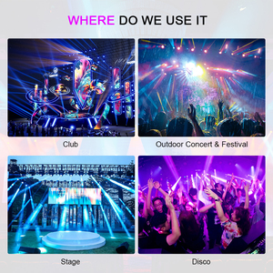 מקצועי 500W IP65 לתאורה, גובו 14 צבעים, סטרוב מהיר לקונצרטים בחוץ, אצטדיונים, חתונות, DMX512 - Product Image 6