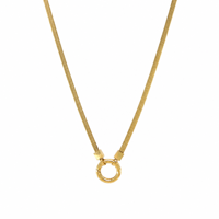 Collier tendance en acier inoxydable plaqué or 14 carats, chaîne serpent simple, bijoux de mode pour femme, cadeau personnalisable, vente en gros