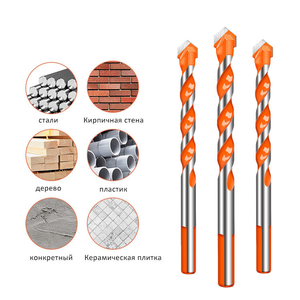 Set di Punte da Trapano Triangolari Multifunzionali 3-12mm, Set di Punte <span class=keywords><strong>Diamantate</strong></span> per Ceramica, Calcestruzzo, Legno e Vetro - Product Image 5