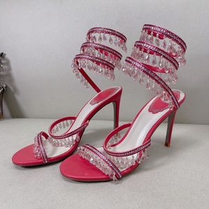 Ankle Wrap New Trend Tacones De Mujer Ankle Strap Custom Shoes Women Stretch <b>Wire</b> Heels - Product Image 1