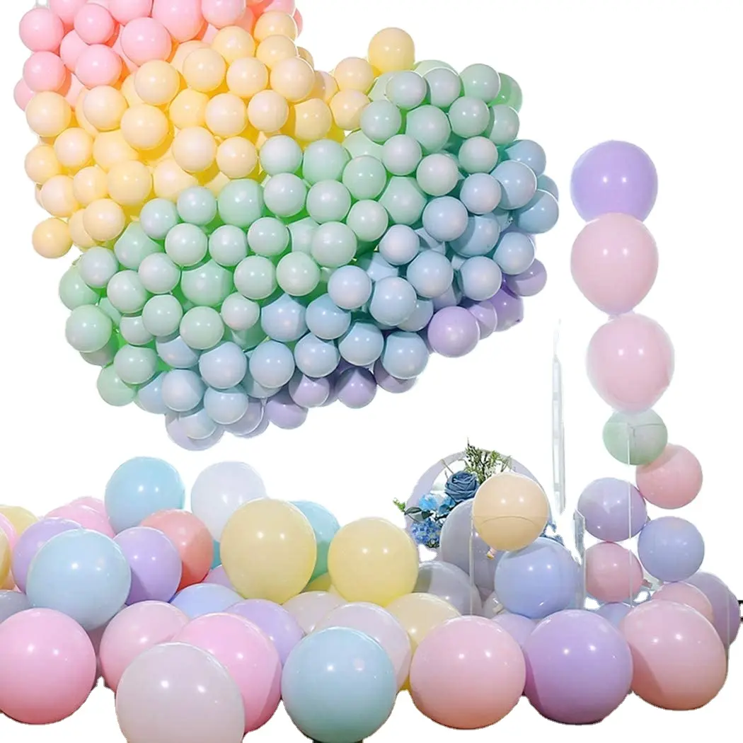 Großhandel 12 Zoll 2,8g Macaron Ballon Girlande Pastell Latex Ballon Macaroon Party Ballon