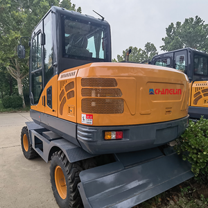 Excavatrice sur pneus Changlin neuve d'origine, type 7 tonnes, 50 kW, à vendre - Product Image 4