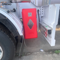 Semi-remorque citerne à carburant en acier au carbone à 4 essieux de 54 000 litres pour le transport et la livraison de pétrole en Afrique et en Asie du Sud-Est