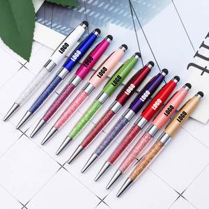 Stylus Wholesale Luxury <b>Gift</b> Diamond Crystal Customizable Logo Metal Ballpoint <b>Pen</b> for Girl - Product Image 1