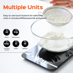 एलईडी डिस्प्ले के साथ नया उच्च सटीक इलेक्ट्रॉनिक डिजिटल रसोई स्केल 5 किलो - Product Image 3