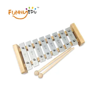 Children kid toys metal xylophone 8 key music instrument for school