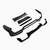 Difusor de Parachoques Trasero de Doble Salida Estilo M Sport en Negro Brillante ABS para BMW X4 G02 2018 2020