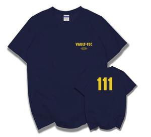Camiseta Ecowalson Fallout Vault de algodón de colores sólidos con brazos cruzados para hombre, camiseta novedosa para hombre, camisetas personalizadas - Product Image 4