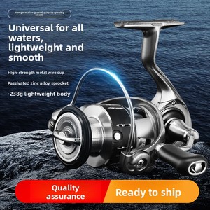 Mulinello da Pesca a Spinning LUVIS Domestico con Doppio Slider a Vite, Modello 10004000, Universale per Mano Sinistra - Product Image 2
