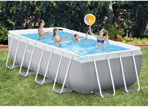 <span class=keywords><strong>INTEX</strong></span> 26792 <span class=keywords><strong>piscine</strong></span> à cadre rectangulaire en acier, ensemble de piscines à cadre métallique hors sol pour jardin extérieur - Product Image 6