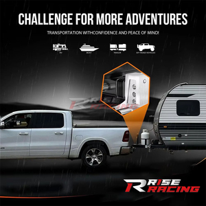 Rise Factory - <span class=keywords><strong>Enganche</strong></span> de Remolque de Aleación de Aluminio al por Mayor con <span class=keywords><strong>Bola</strong></span> Doble Ajustable, Compatible con Receptor de 2 Pulgadas - Product Image 5