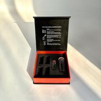 Caja de Papel para Viales de Péptidos de 3ml, 5ml y 10ml con Logotipo Personalizado TY, Cierre Magnético, Estampado Holográfico e Inserto de EVA