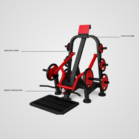 Machine de musculation commerciale rouge multi-prise GA85 à charge par plaques pour l'entraînement des jambes en salle de sport