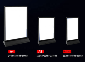 Indoor di alta qualità A4 A5 A3 LED Light Box segno di segnaletica per negozio pubblicità light box - Product Image 3