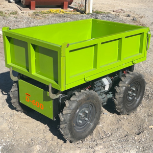 Véhicule agricole autonome, mini-dumper électrique télécommandé, <span class=keywords><strong>brouette</strong></span> motorisée 500 kg, <span class=keywords><strong>brouette</strong></span> motorisée auto-chargeante - Product Image 4
