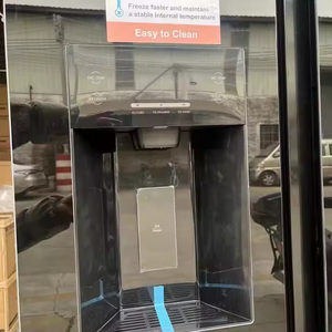 Réfrigérateur double porte côte à côte 613L grande capacité, haute qualité, à froid ventilé, sans givre, avec distributeur d'eau et machine à glaçons en bas - Product Image 3