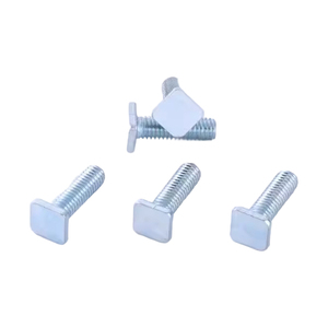 Viti a Testa Quadrata in Acciaio al Carbonio, Viti per Macchine con Scanalatura a T, Bulloni a Testa Sottile Non Standard, Zincati <span class=keywords><strong>M4</strong></span>-M8 Personalizzabili - Product Image 3