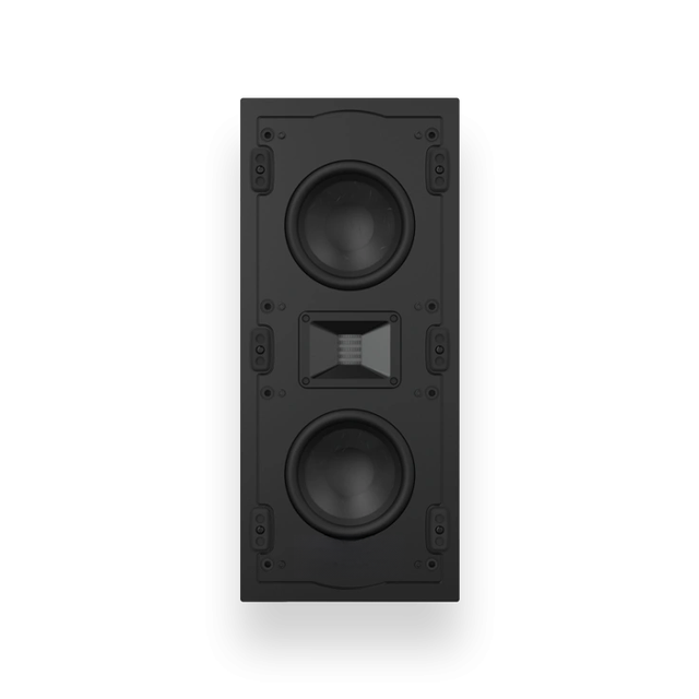 Wholesale Prices 150W Embedded Speaker Dual 6.5" 2-way 3-driver In-wall Cinema Loudspeaker Home Theater System