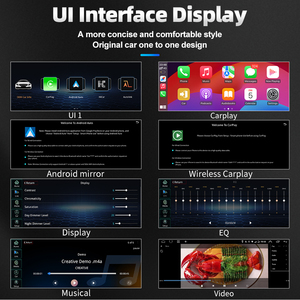 Radio de coche con pantalla Linux Carplay de 12,3 pulgadas para Mercedes C GLC W204 W205 W447 estéreo Multimedia - Product Image 6