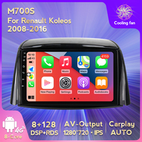Lecteur DVD de voiture à commande vocale MEKEDE 10 "8 cœurs pour Renault Koleos 2008-2016 BT WI-FI Radio stéréo GPS