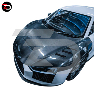 Ventes d'usine, capot en fibre de carbone de haute qualité de style ZD pour <span class=keywords><strong>Audi</strong></span> <span class=keywords><strong>R8</strong></span> V10 Coupé 2017-2021 - Product Image 3