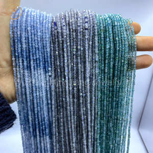 Gioielli di Mingjiang naturale 3A classe quadrato brillante taglio lucido 2*2mm acquamarina Flash classico gemma del sole taglio naturale alla rinfusa gemma - Product Image 2