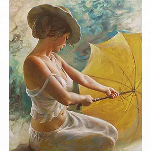 Best Price Diy Oil Paint By Numbers In YIWU Factory Sexy Woman Painting On Canvas For Home Decoration Painting