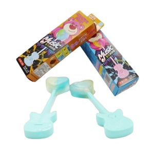 En popüler lezzetli ses lolipop oyuncak komik meyve lezzet kalp şekli lolipop sert şeker özel müzik lolipop 15g - Product Image 3
