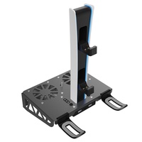 Support mural PS5 avec station de charge pour manettes, support pour casque PSVR2 et support pour écouteurs