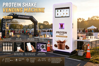 Machine à smoothies nutritifs automatique avec cartouches de saveurs interchangeables et compteur d'utilisation pour les cantines scolaires