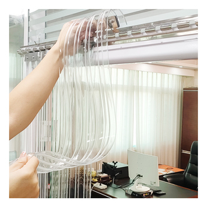 Nhà Máy Trực Tiếp Gân PVC Dải Rèm Trong Suốt 3Mm Độ Dày Ngăn Chặn Mát Mẻ Và Không Khí Ấm Áp Mát Mẻ Không Khí Ấm Áp Tiêu Chuẩn - Product Image 3