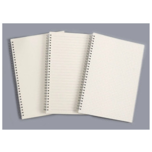 Wholesale cheap plastic PP cover B5 Notebook Customized logo Soft transparent waterproof cover journal School Student Note Book