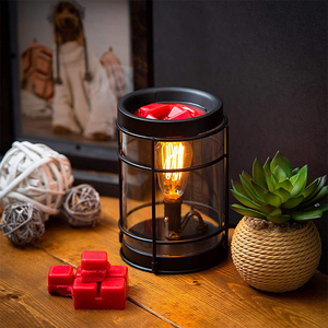 Bougeoir électrique, en fer, 15 cm, décoration, chauffe-bougie, <span class=keywords><strong>lampe</strong></span> à <span class=keywords><strong>huile</strong></span> aromatique en métal essentielle - Product Image 4