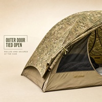 Tente de camping camouflage double couche pour l'extérieur, avec structure en aluminium durable, idéale pour la randonnée et la chasse