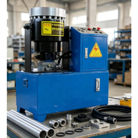Machine à sertir les flexibles hydrauliques professionnelle pour tubes en caoutchouc et thermoplastiques de 6 mm à 51 mm de diamètre extérieur, usage industriel