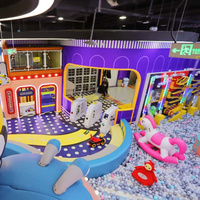 Équipement de jeu doux d'intérieur personnalisé de vente chaude aire de jeux pour enfants aire de jeux commerciale guerrier ninja équipement de parcours d'obstacles