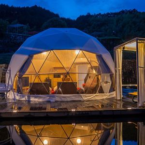 Carpa Domo Glamping de 6m, 8m, 12m con Baño, Carpa Domo de Lujo para Restaurante, Villa, Glamping Resort, Hotel - Product Image 2