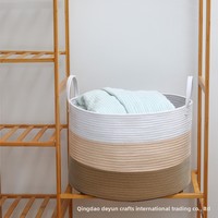 Panier multifonctionnel durable et respectueux de l'environnement pour ranger les vêtements, les jouets et les articles divers.