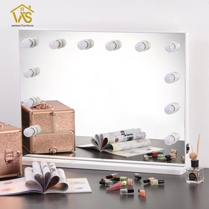 Tavolo da Trucco 2025 di Nuova Tendenza per <span class=keywords><strong>Soggiorno</strong></span>, con Piano in <span class=keywords><strong>Vetro</strong></span>, Facile da Pulire, con Luci Integrate - Product Image 6