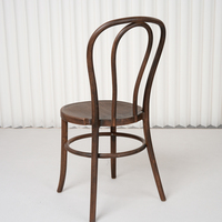 Chaises de salle à manger Thonet pour la location d'événements de mariage, chaise Thonet empilable en plastique avec protection UV pour restaurant