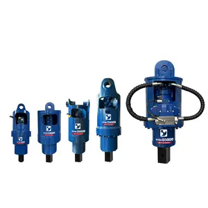 Hydraulic Earth Drill with Smooth Rotation and Infinite Variable Speed Adjustment - Low Noise Operation