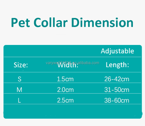 VaryWell <span class=keywords><strong>2026</strong></span> Nuevo <span class=keywords><strong>Collar</strong></span> y Correa para Perros y Gatos Macron Tallas S M L, con Logotipo Personalizado, Color Ajustable, Impermeable, de PVC Rosa - Product Image 6
