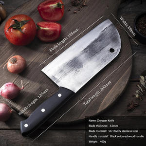 Cuchillo de cocina Tang completo, forjado a mano, cuchillo de chef antiguo, cuchillo de carnicero de acero al carbono, herramienta de cocina - Product Image 2